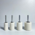 White Corundum Cylindrical Oval Shank Grinding Wheel Electric T-Shaped Grinding Head